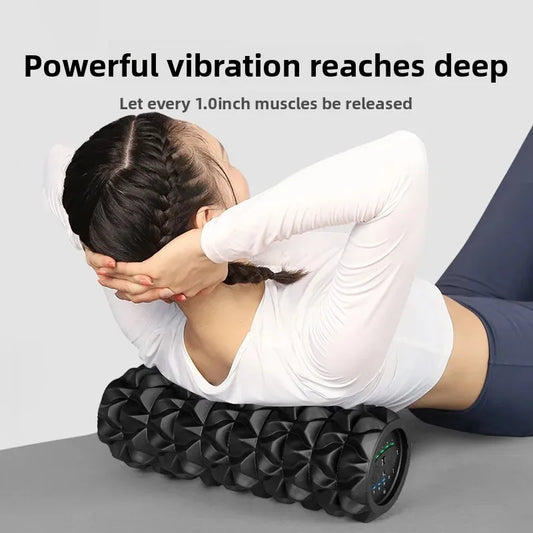 Electric Vibrating Foam Roller 33×14cm