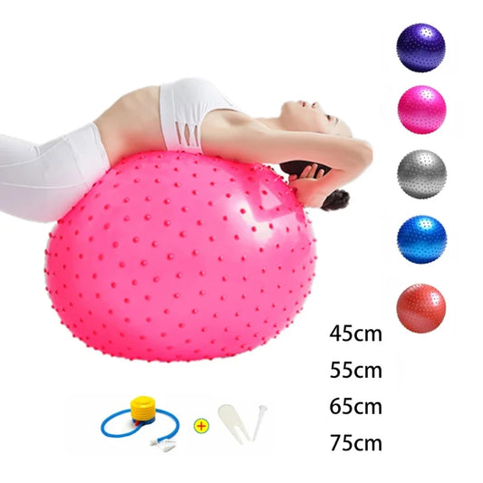 Anti-Slip Yoga Balance Ball – PVC Exercise & Office Chair Ball