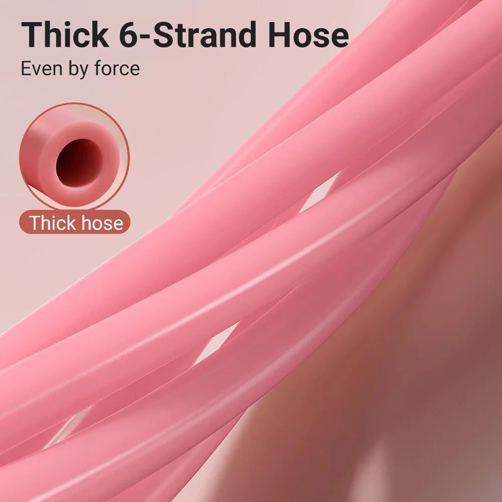 6-Tube Pedal Resistance Band – Multifunction Elastic Fitness Trainer