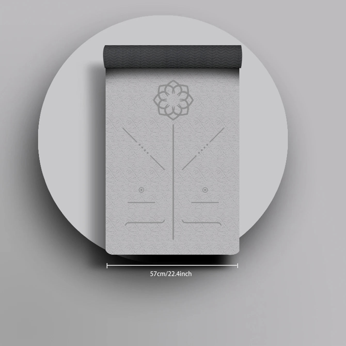 Eco-Friendly TPE Yoga Mat – Dual-Layer Non-Slip 6 mm