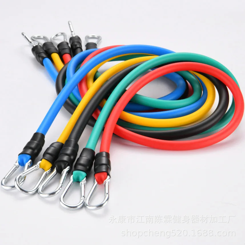 Adjustable Resistance Bands Set – 35LB to 150LB Total Tension