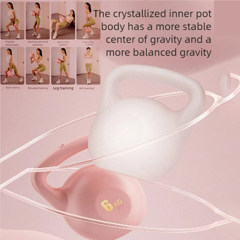 Water-Filled Soft Kettlebell – Anti-Slip Grip (2–8kg)