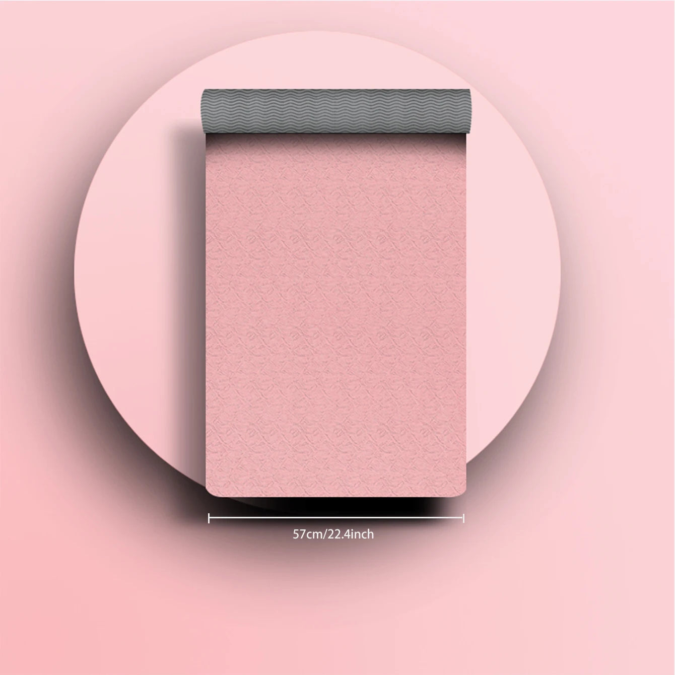 Eco-Friendly TPE Yoga Mat – Dual-Layer Non-Slip 6 mm