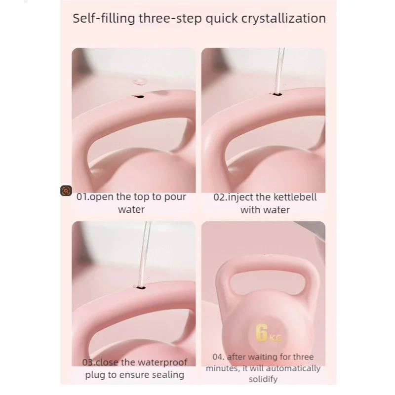 Water-Filled Soft Kettlebell – Anti-Slip Grip (2–8kg)