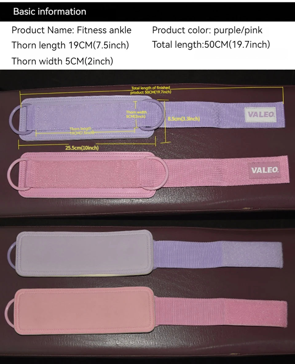 Ankle Resistance Band Strap – Adjustable Fitness Trainer