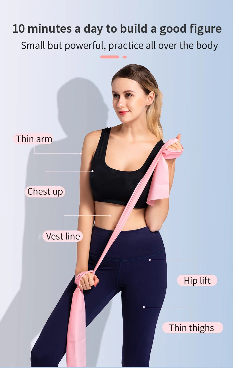Yoga & Pilates Latex Elastic Resistance Band