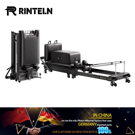 Pilates Reformer – Foldable Reformer with Box & Anti-Slip Design