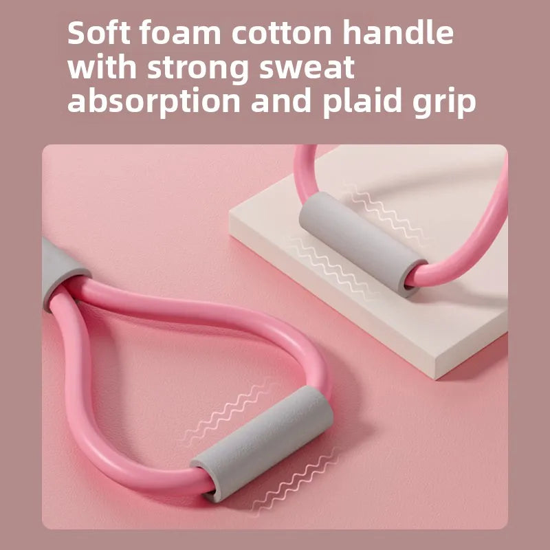 Figure-8 Resistance Band – Soft Foam Handle