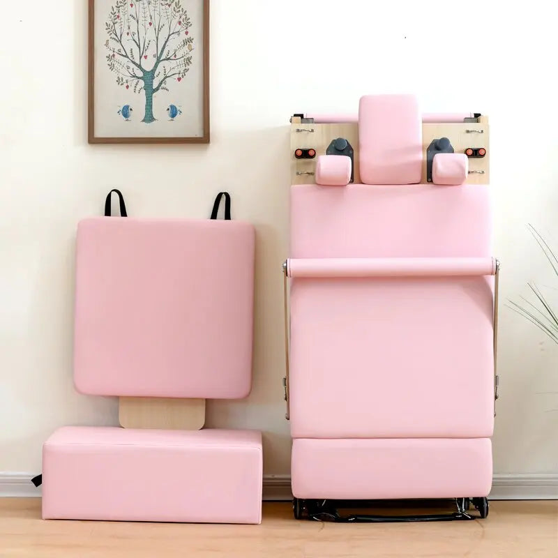 Pilates Reformer – Elite Foldable Reformer (Oak Frame)