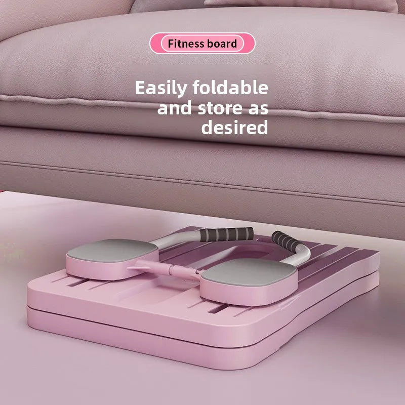 Pilates Board – Multifunctional with Counter, Kneeling Mat & Resistance Ropes (Front & Back)