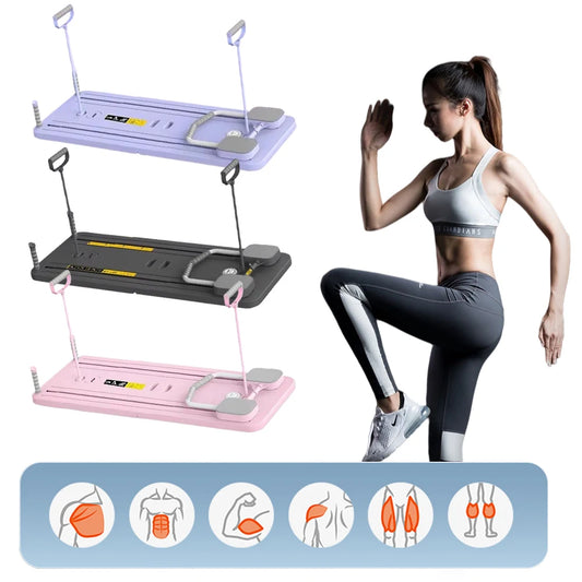 Pilates Board – Multifunctional Abdominal Board with Timer & Kneeling Pad