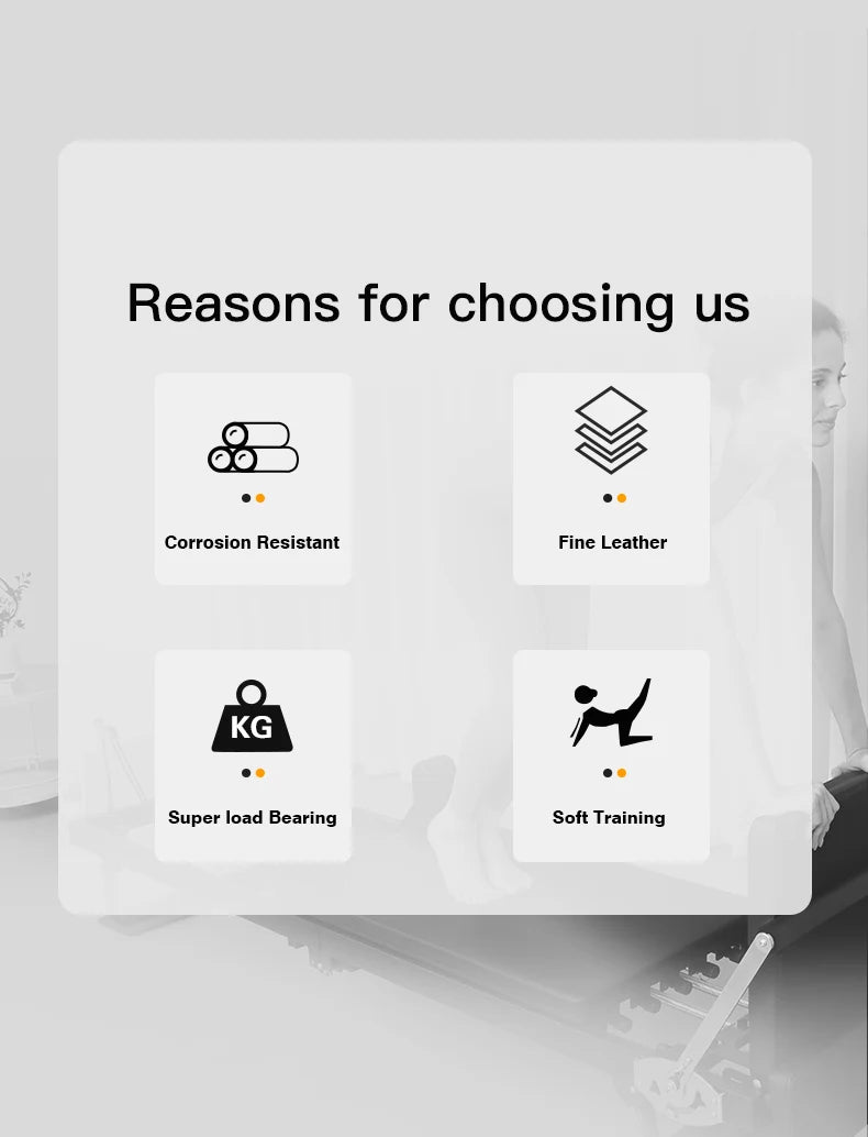 Pilates Reformer – Foldable Core Bed with Dual Resistance