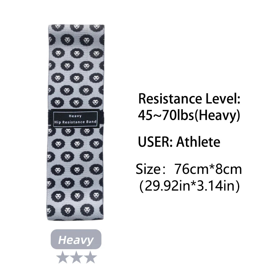 Fabric Hip Resistance Band – Anti-Slip