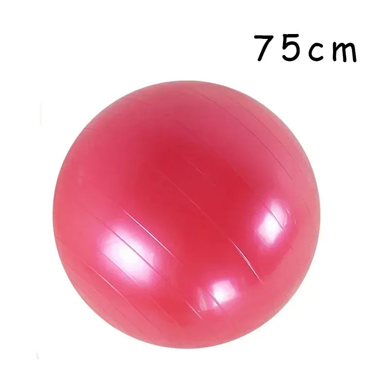 45–85cm PVC Yoga Ball – Thickened Anti-Burst Pilates & Fitness Balance Ball