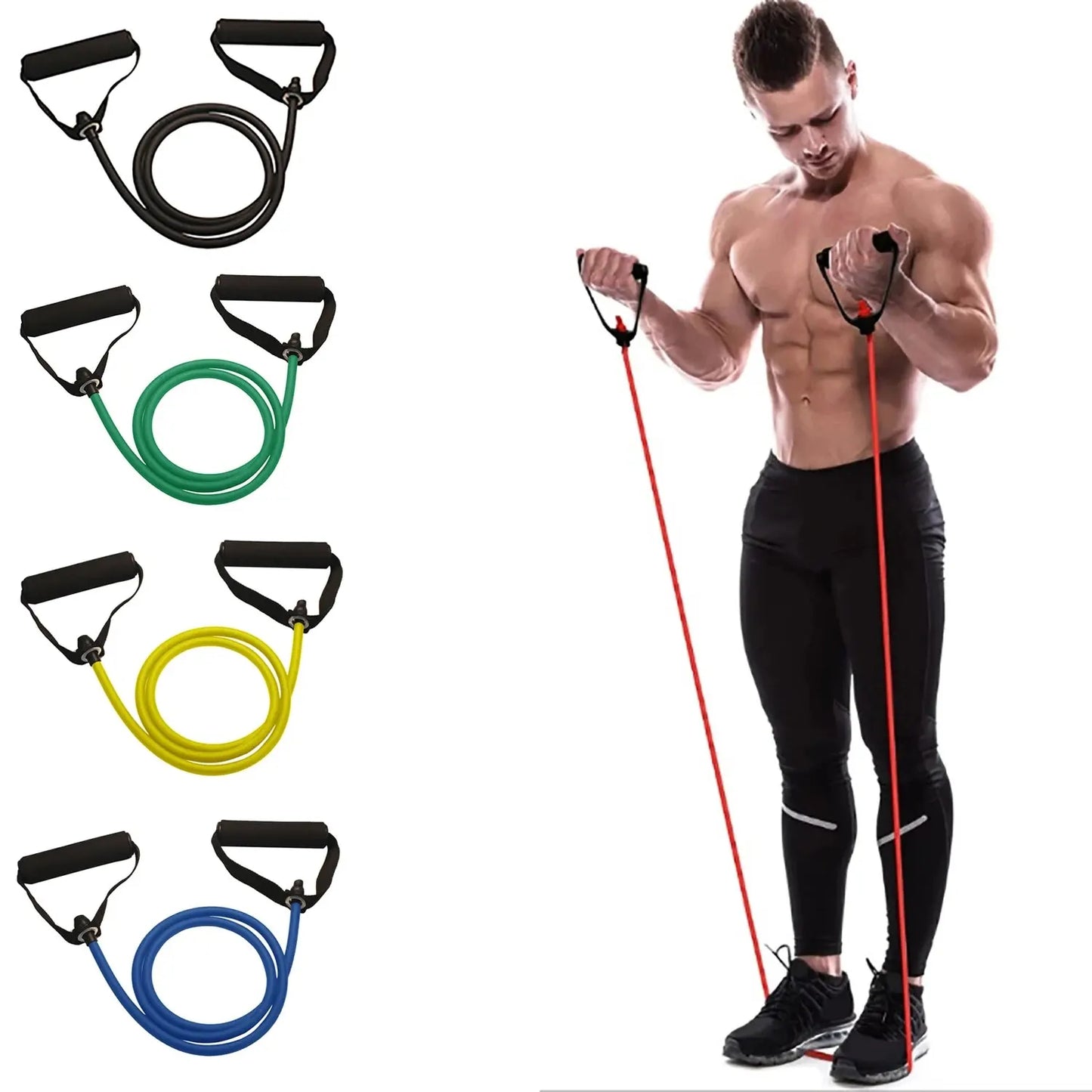 Resistance Bands with Handles – Multi-Level Elastic Fitness Tube