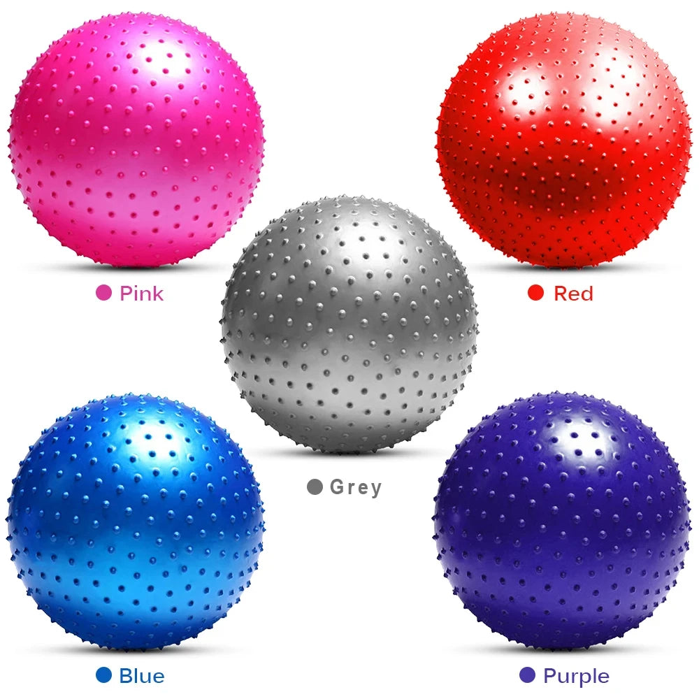 Anti-Slip Yoga Balance Ball – PVC Exercise & Office Chair Ball