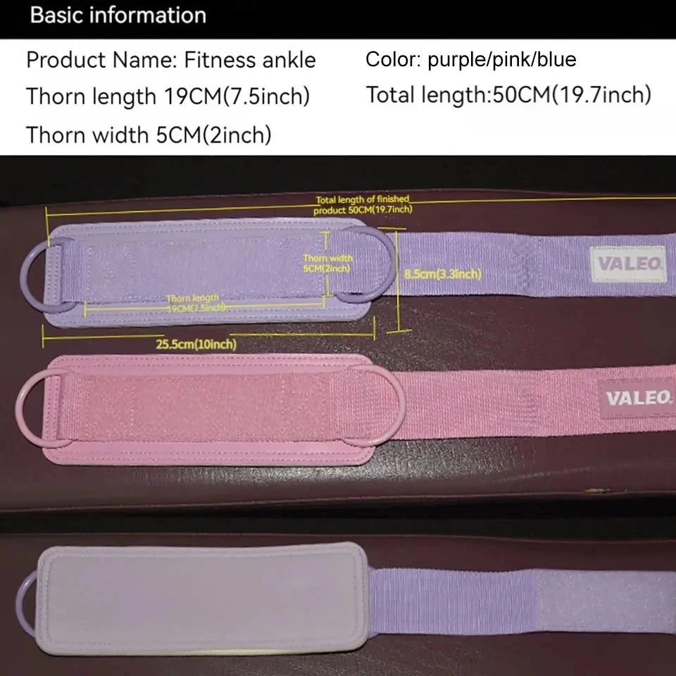 Ankle Resistance Band Strap – Adjustable Fitness Trainer