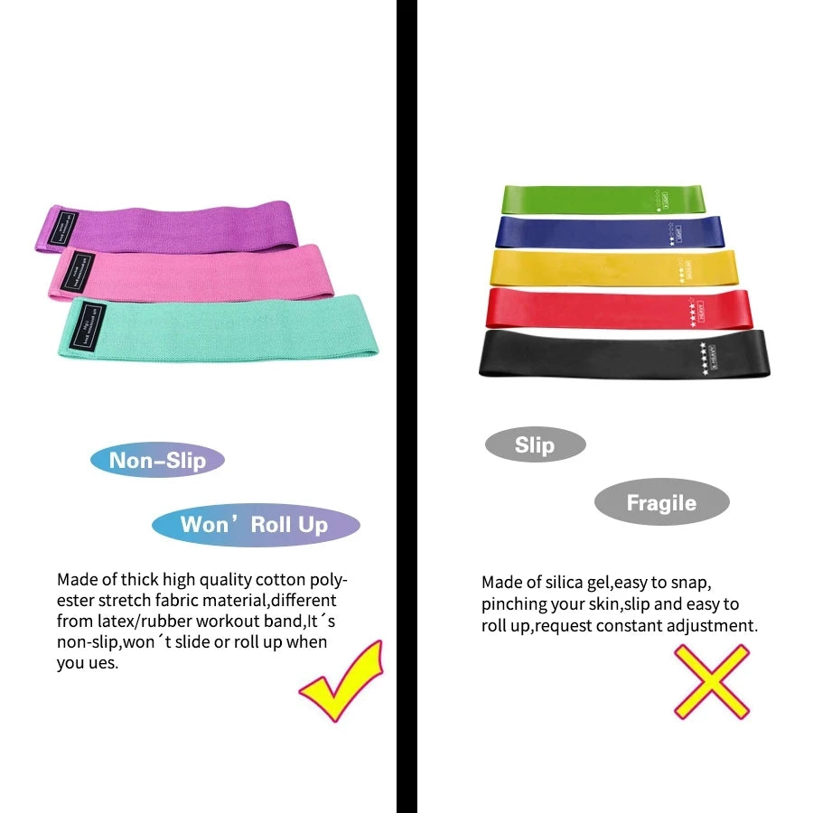 Fabric Hip Resistance Band – Anti-Slip