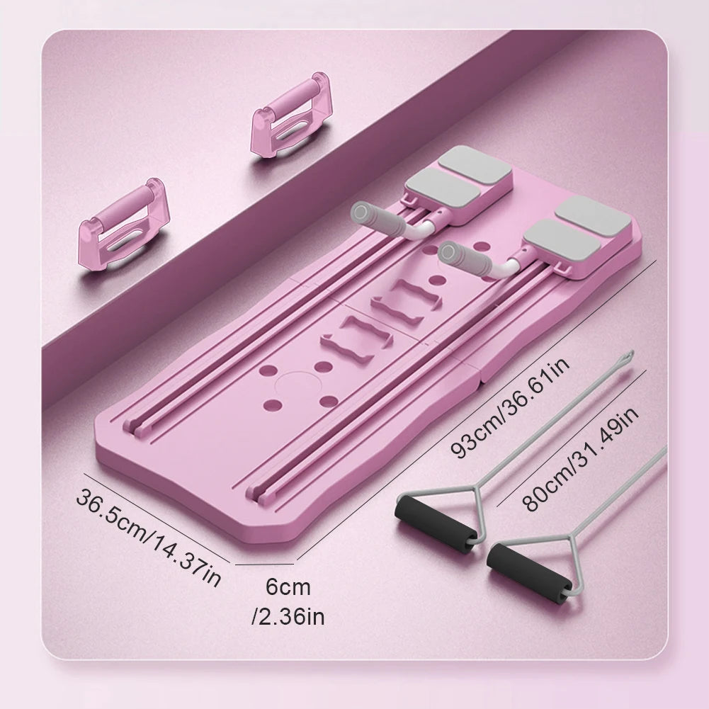 Pilates Board – Multifunctional with Side Resistance Ropes