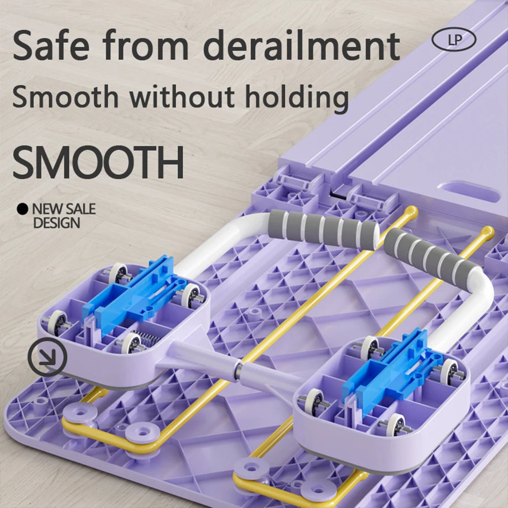 Pilates Board – Multifunctional Abdominal Board with Timer & Kneeling Pad