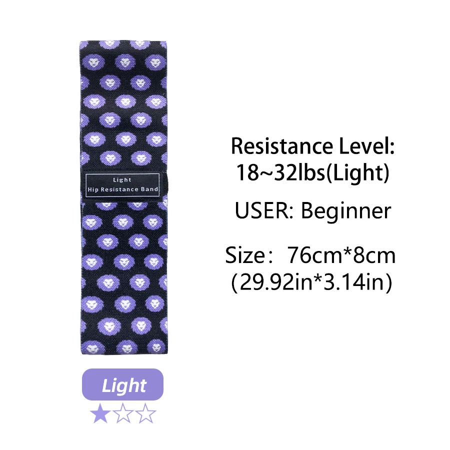 Fabric Hip Resistance Band – Anti-Slip