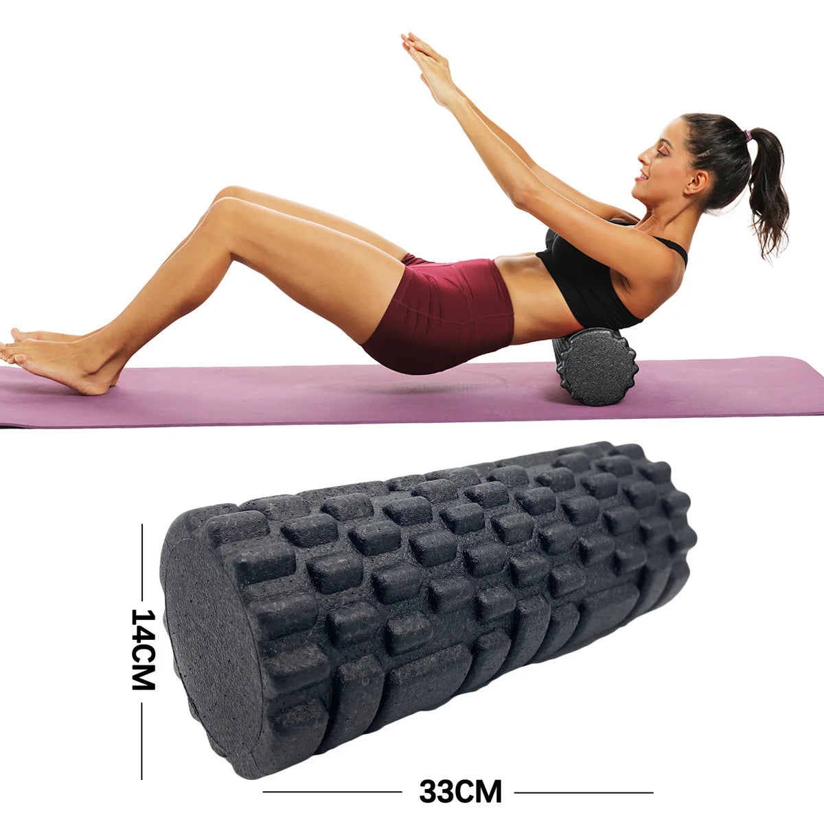 EPP Half Foam Roller – 30cm Balance & Massage Roller